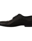 Dolce & Gabbana Exotic Leather Formal Lace-Up Shoes