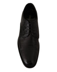 Dolce & Gabbana Exotic Leather Formal Lace-Up Shoes