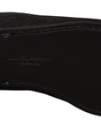 Dolce & Gabbana Elegant Jacquard Slide On Loafers Flats