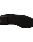 Dolce & Gabbana Elegant Jacquard Slide On Loafers Flats