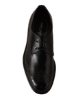 Dolce & Gabbana Elegant Black Derby Dress Shoes