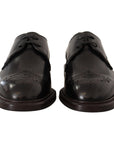 Dolce & Gabbana Elegant Black Derby Dress Shoes