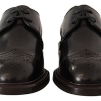 Dolce & Gabbana Elegant Black Derby Dress Shoes