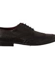 Dolce & Gabbana Elegant Calfskin Derby Oxford Wingtips