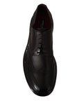 Dolce & Gabbana Elegant Calfskin Derby Oxford Wingtips