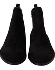 Dolce & Gabbana Elegant Suede Leather Chelsea Boots