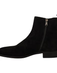Dolce & Gabbana Elegant Suede Leather Chelsea Boots