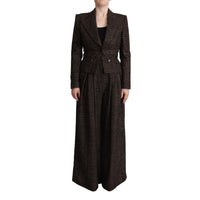 Dolce & Gabbana Chic Wool Blend Suit Set
