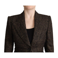 Dolce & Gabbana Chic Wool Blend Suit Set