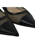 Jimmy Choo Chic Patent Mesh Pointed Pumps