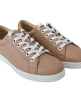 Jimmy Choo Powder Pink Nappa Leather Sneakers