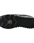 Jimmy Choo Elegant Black & Silver Leather Sneakers