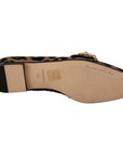 Dolce & Gabbana Elegant Leopard Crystal Gem Loafers