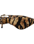 Dolce & Gabbana Tiger Pattern Slingback Heels Pumps