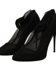 Dolce & Gabbana Elegant Black Stretch Socks Boots