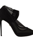 Dolce & Gabbana Elegant Black Stretch Socks Boots