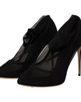 Dolce & Gabbana Elegant Stretch Sock Boot Pumps