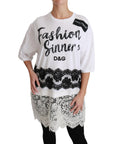 Dolce & Gabbana Chic DG Fashion Sinners Oversized Tee