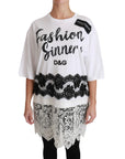 Dolce & Gabbana Chic DG Fashion Sinners Oversized Tee