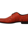 Dolce & Gabbana Exquisite Exotic Croc Leather Lace-Up Dress Shoes