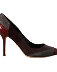 Dolce & Gabbana Multicolor Exotic Leather Heels Pumps