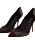 Dolce & Gabbana Multicolor Exotic Leather Heels Pumps