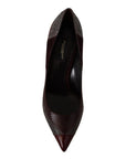 Dolce & Gabbana Multicolor Exotic Leather Heels Pumps