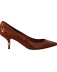 Dolce & Gabbana Elegant Patent Leather Heels Pumps