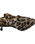 Dolce & Gabbana Elegant Leopard Sequin Knee-High Boots