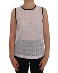 Dolce & Gabbana Elegant White Nylon Tank Top