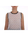 Dolce & Gabbana Elegant White Nylon Tank Top