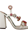 Dolce & Gabbana Keira Crystal-Embellished Ankle Strap Heels