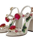 Dolce & Gabbana Keira Crystal-Embellished Ankle Strap Heels