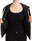 Dolce & Gabbana Elegant Black Bomber Jacket with Hood