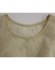 Dolce & Gabbana Elegant Beige Tank Top Blouse