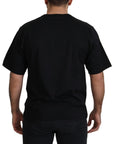 Dolce & Gabbana Gold Star DG Emblem Crewneck Tee