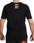Dolce & Gabbana Elegant Black Baroque Crewneck Tee