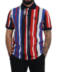 Dolce & Gabbana Elegant Striped Cotton Polo T-shirt