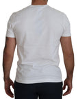 Dolce & Gabbana Chic White Logo Print Cotton Tee