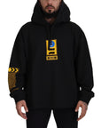 Dolce & Gabbana Elegant Black Cotton Hooded Sweater