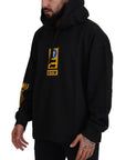 Dolce & Gabbana Elegant Black Cotton Hooded Sweater