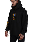 Dolce & Gabbana Elegant Black Cotton Hooded Sweater