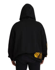 Dolce & Gabbana Elegant Black Cotton Hooded Sweater