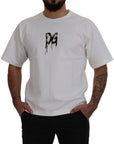 Dolce & Gabbana Timeless White Logo Crewneck Tee
