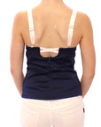 Dolce & Gabbana Blue Sailor Motif Stretch Tank Top