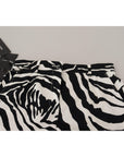 Dolce & Gabbana Zebra Print Mid Waist Hot Pants