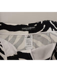 Dolce & Gabbana Zebra Print Mid Waist Hot Pants