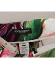 Dolce & Gabbana Multicolor Majolica Floral High-Waist Shorts