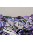 Dolce & Gabbana Elegant Floral High Waist Designer Shorts