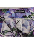 Dolce & Gabbana Elegant Floral High Waist Designer Shorts